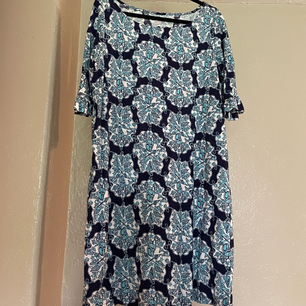 XL Lilly Pulitzer 1/2 sleeve dress